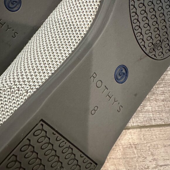 ROTHY'S WOMENS CREAM FLAT SLIP ON SHOES SIZE 8 - Picture 6 of 9